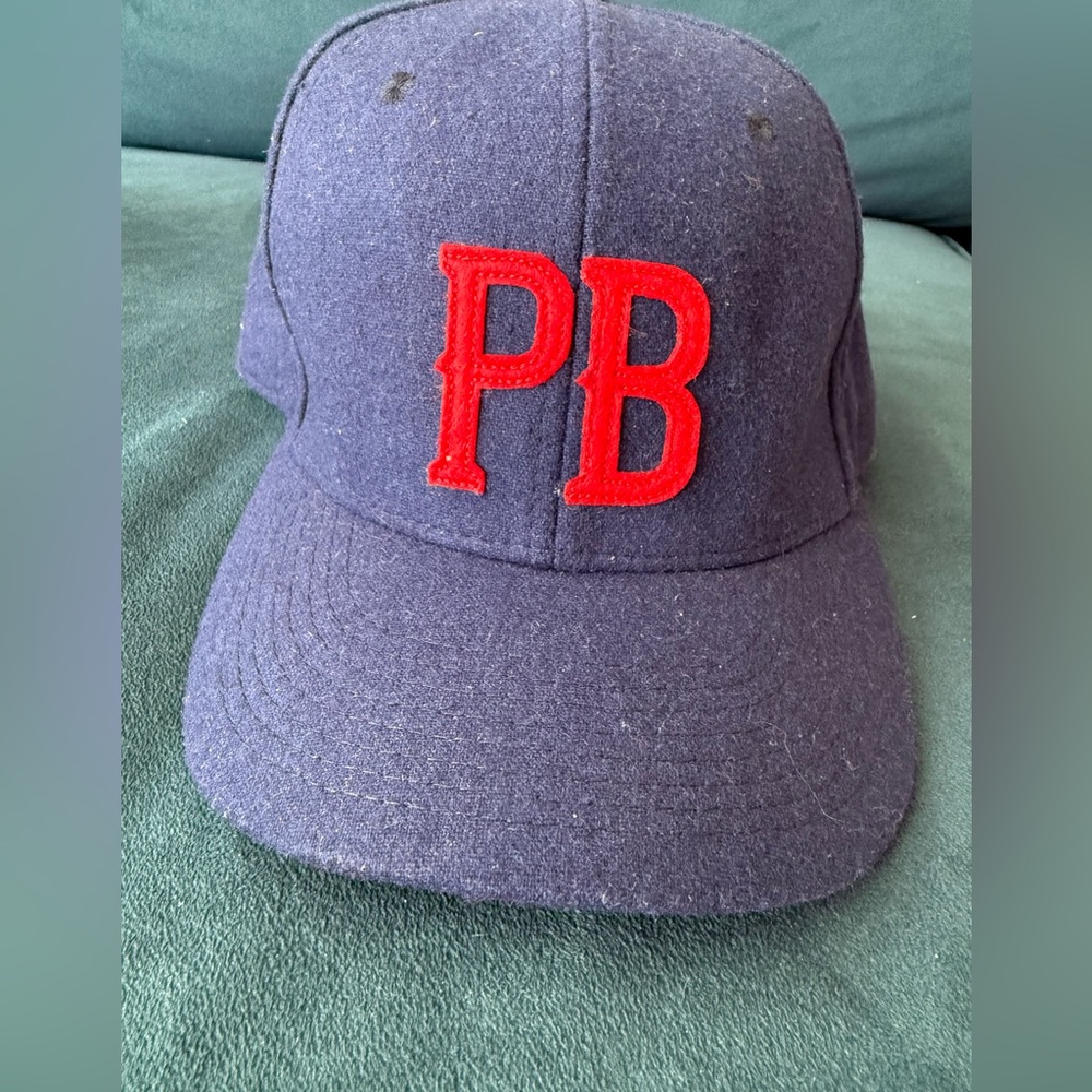 Navy Pebble Beach Navy & Red Hat